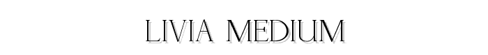 Livia Medium font